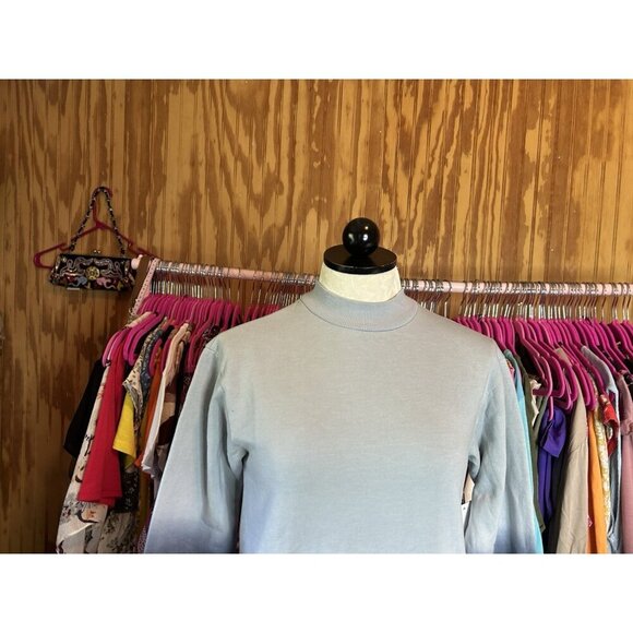 BP Gray Ombre Crewneck Pullover Sweatshirt Knit NWT Sz XXS Oversized - Picture 4 of 10